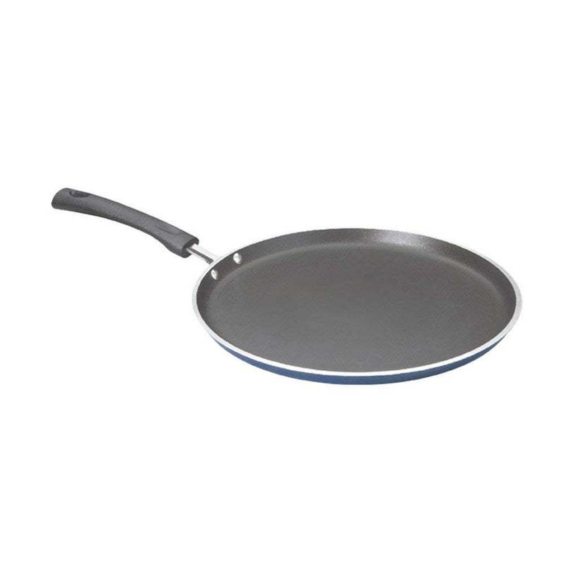 DBY Dosa Pan Tava Griddle Induction Base Non-Stick Dosa Tawa Indian Style Nonstick Round Griddle Cookware pan Concave Paratha Roti Chapati Tawa Crepe Pan Skillet Pancake - Image 1